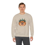Pomeranian Statue of Liberty Sweatshirt