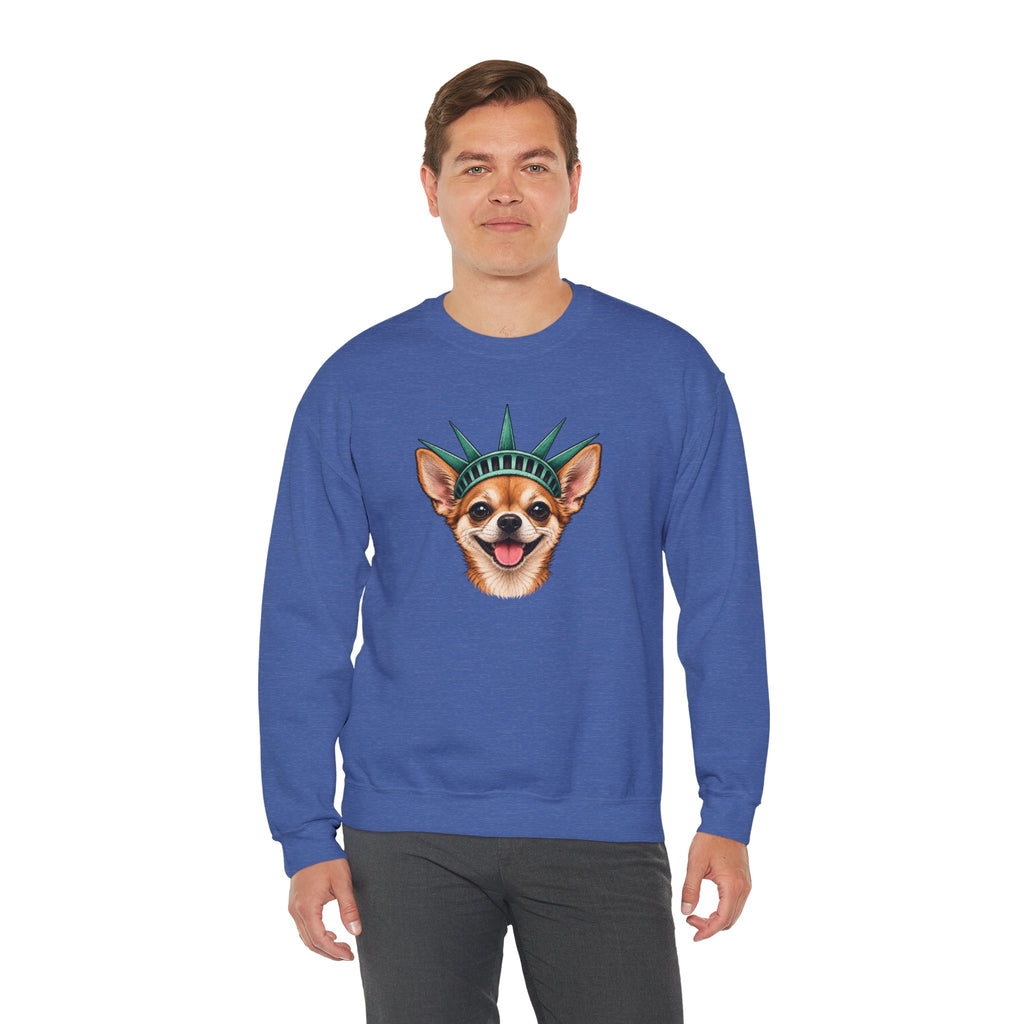 Chihuahua Statue of Liberty Sweatshirt