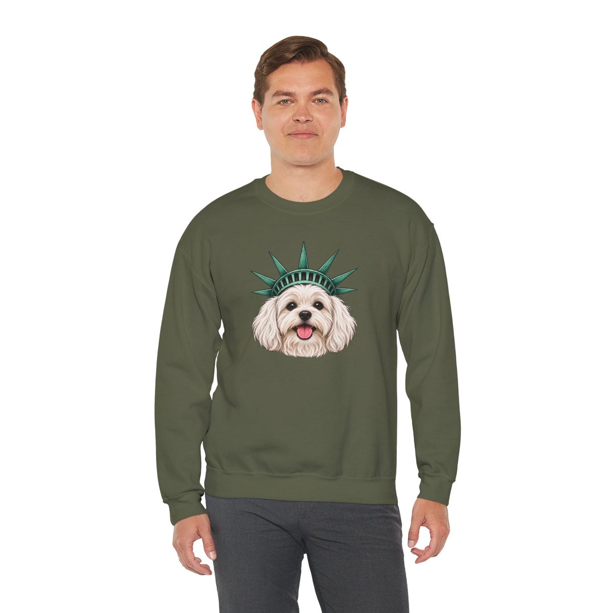 Maltese Statue of Liberty Sweatshirt