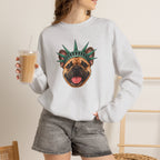 French Bulldog Statue of Liberty Sweatshirt
