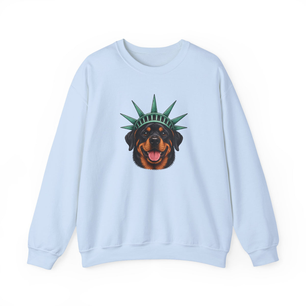 Rottweiler Statue of Liberty Sweatshirt