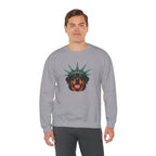 Rottweiler Statue of Liberty Sweatshirt