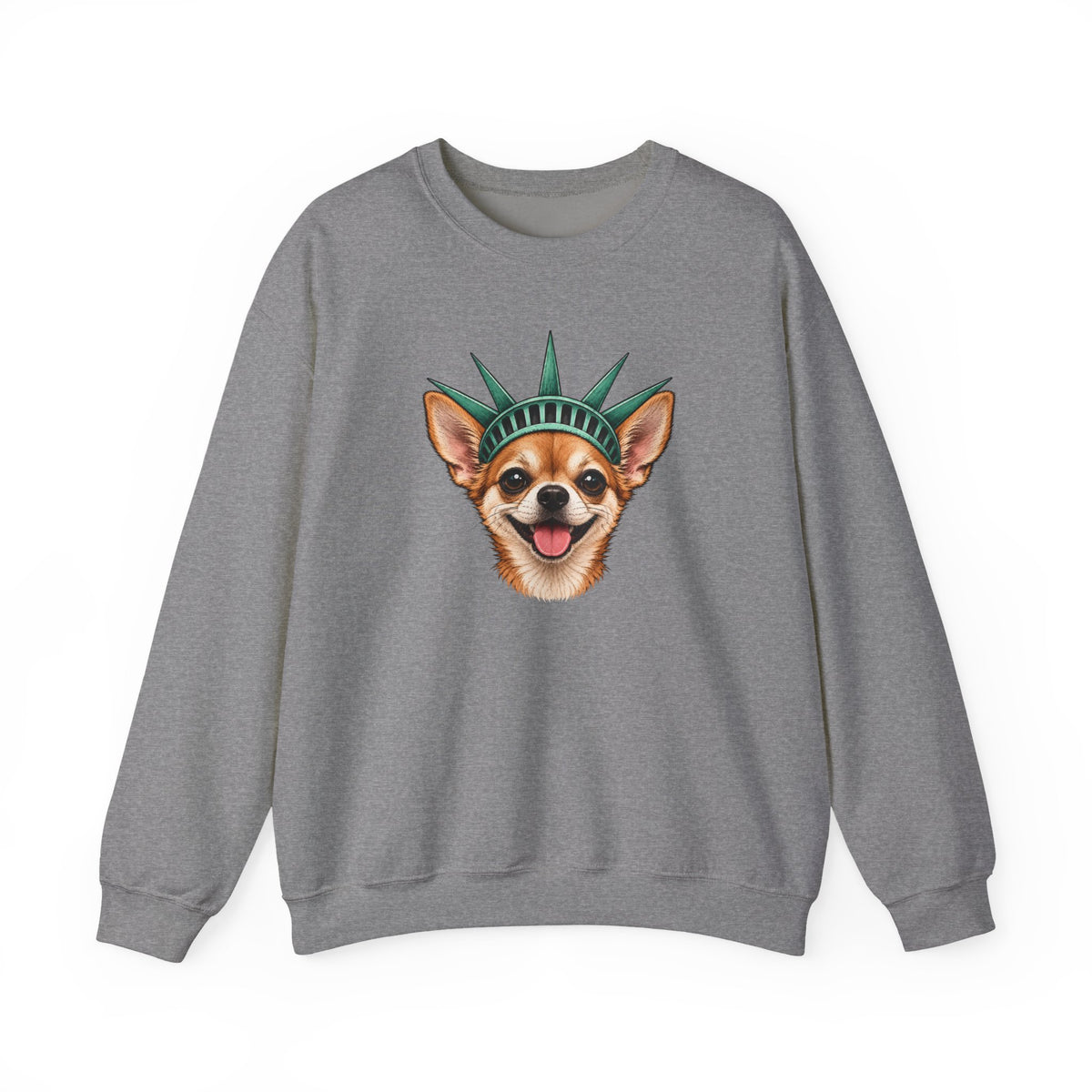 Chihuahua Statue of Liberty Sweatshirt