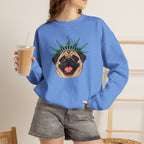 Pug Statue of Liberty Sweatshirt