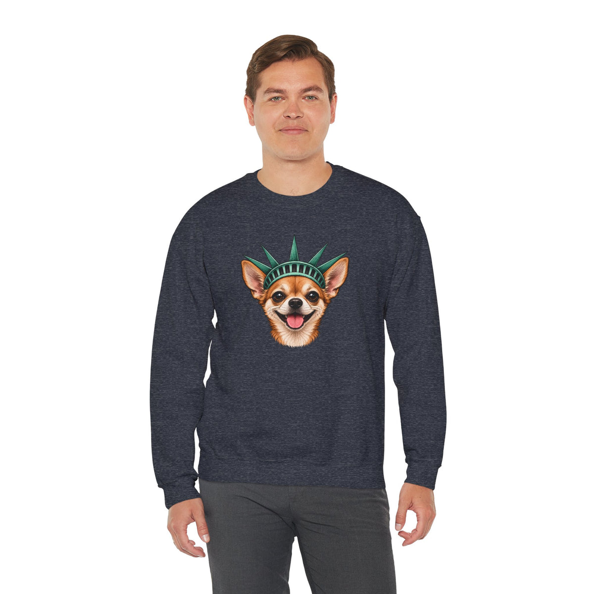Chihuahua Statue of Liberty Sweatshirt