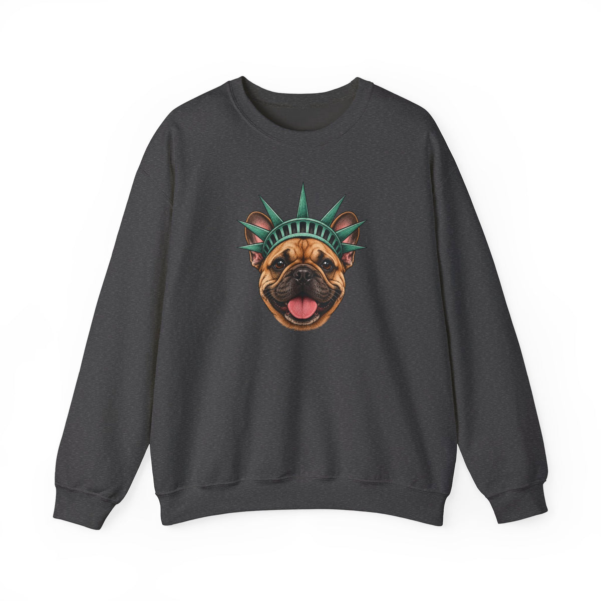 French Bulldog Statue of Liberty Sweatshirt