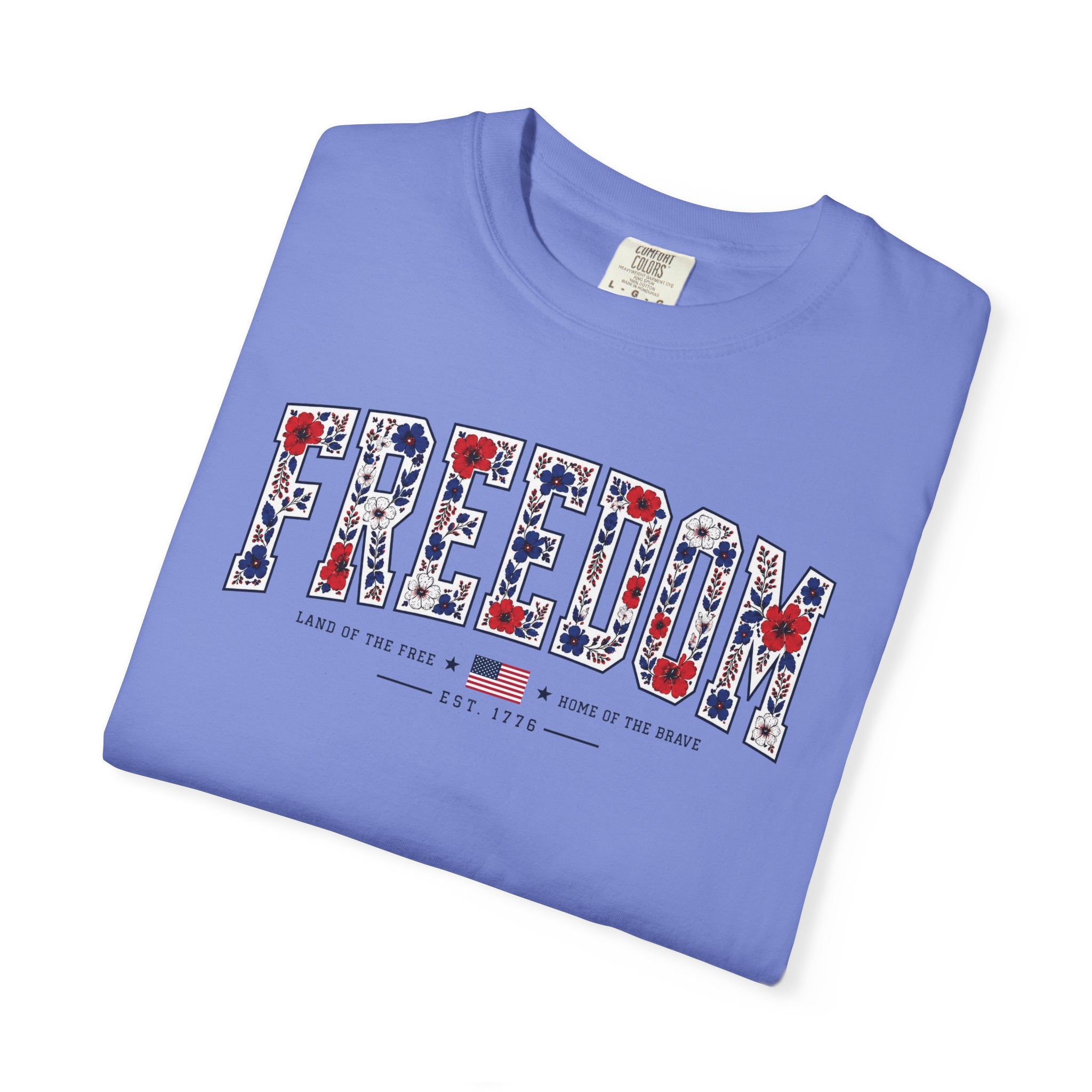 Freedom Floral Tee