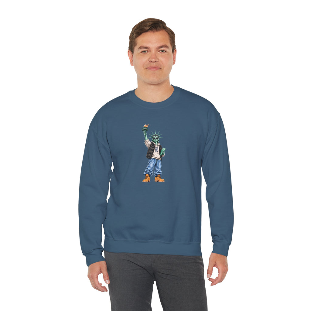Statue of Liberty Streetwear Crewneck Sweatshirt