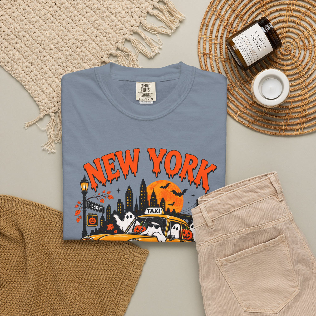 New York Yellow Taxi Graphic T-Shirt