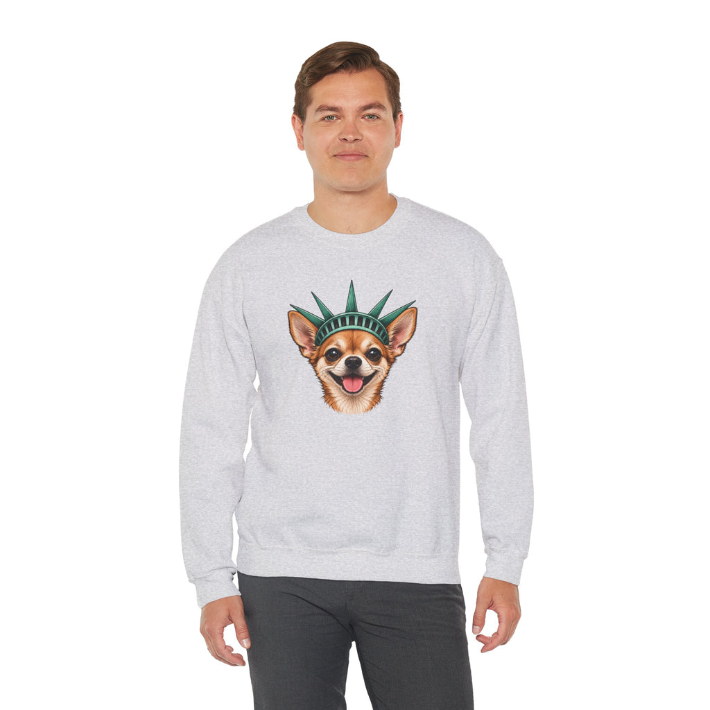 Chihuahua Statue of Liberty Sweatshirt