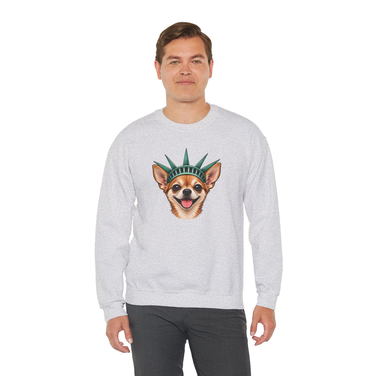 Chihuahua Statue of Liberty Sweatshirt