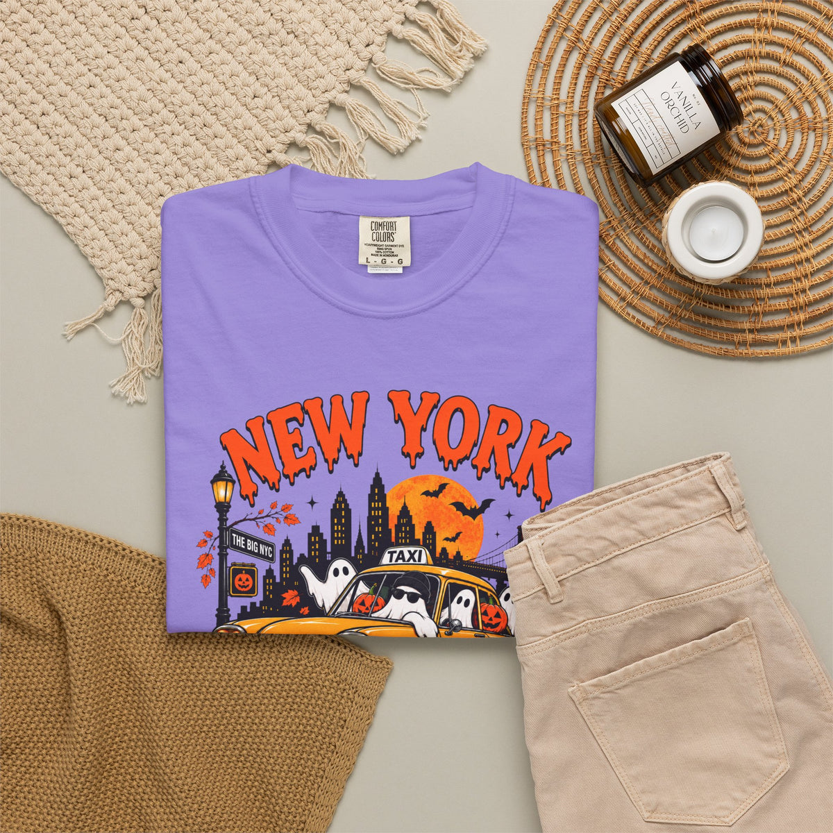 New York Yellow Taxi Graphic T-Shirt