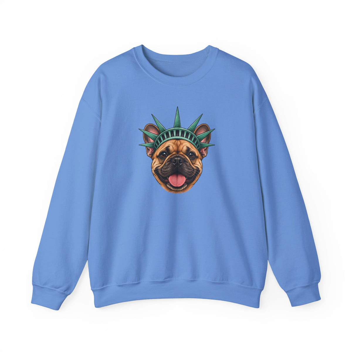 French Bulldog Statue of Liberty Sweatshirt
