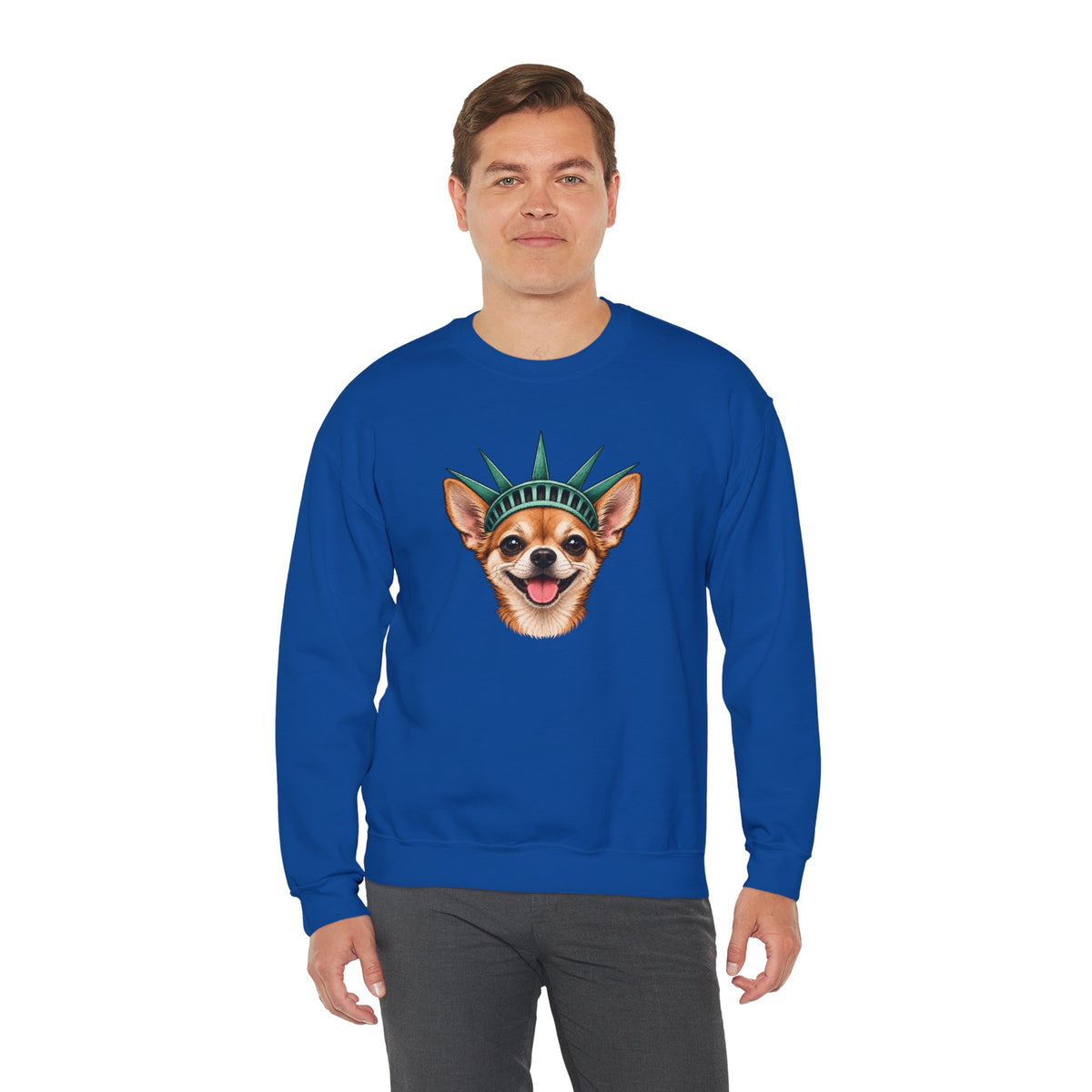 Chihuahua Statue of Liberty Sweatshirt