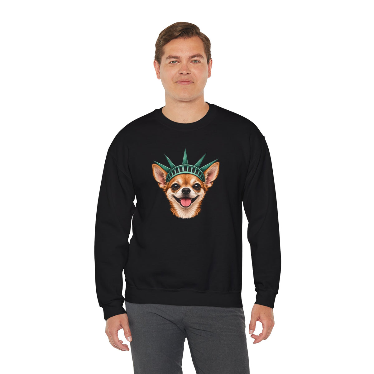 Chihuahua Statue of Liberty Sweatshirt