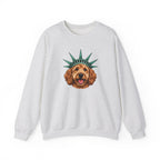 Goldendoodle Statue of Liberty Sweatshirt