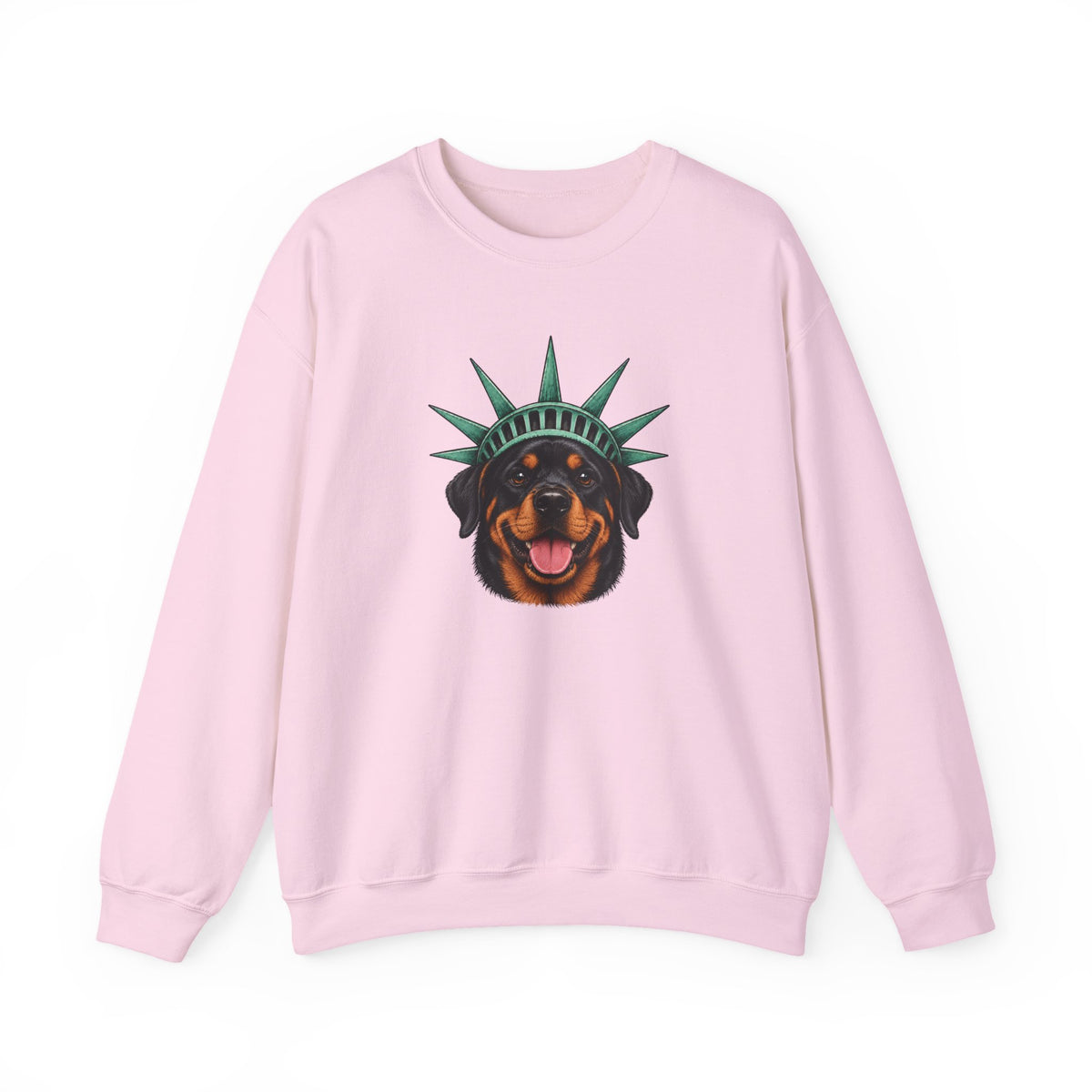 Rottweiler Statue of Liberty Sweatshirt