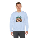 Shih Tzu Statue of Liberty Sweatshirt