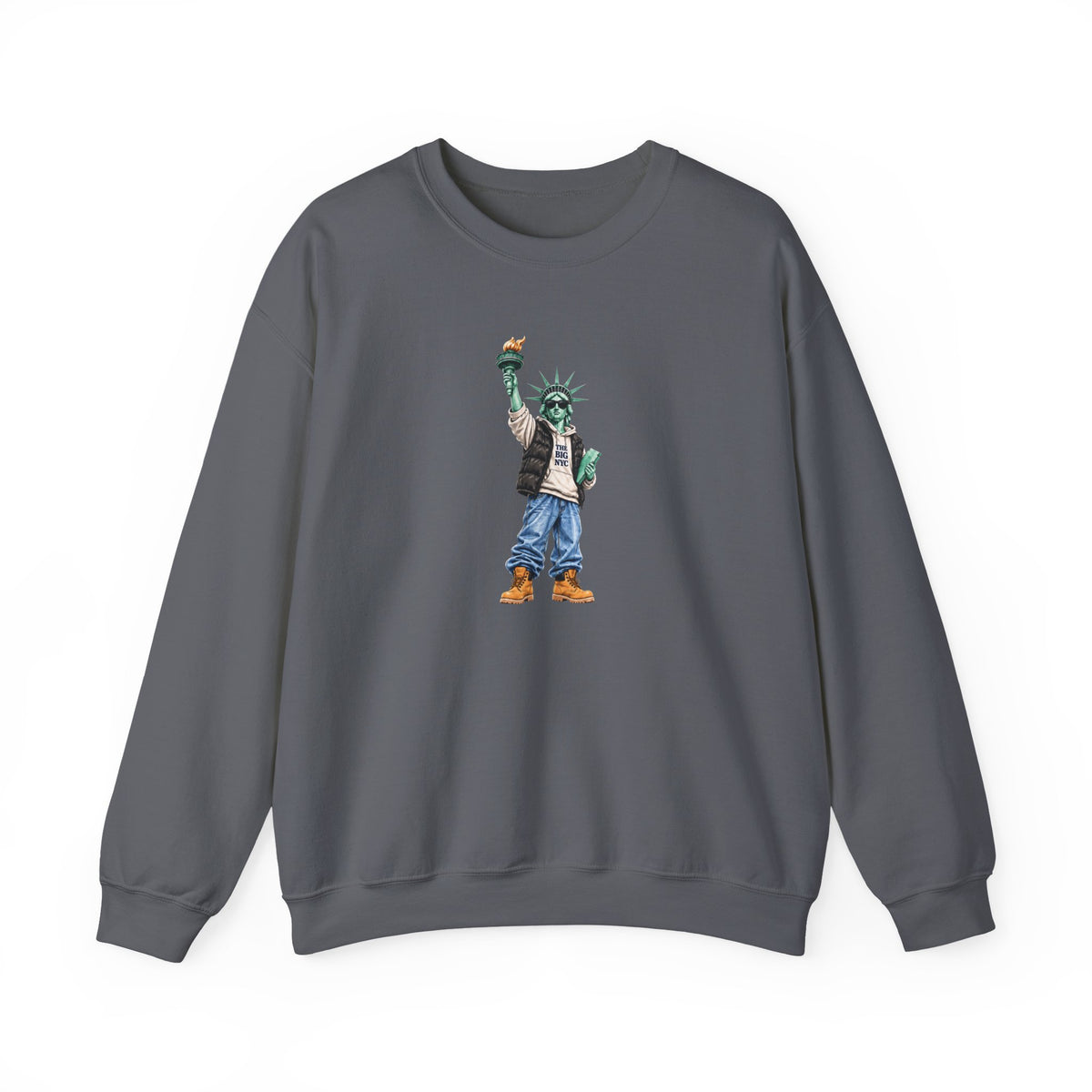 Statue of Liberty Streetwear Crewneck Sweatshirt