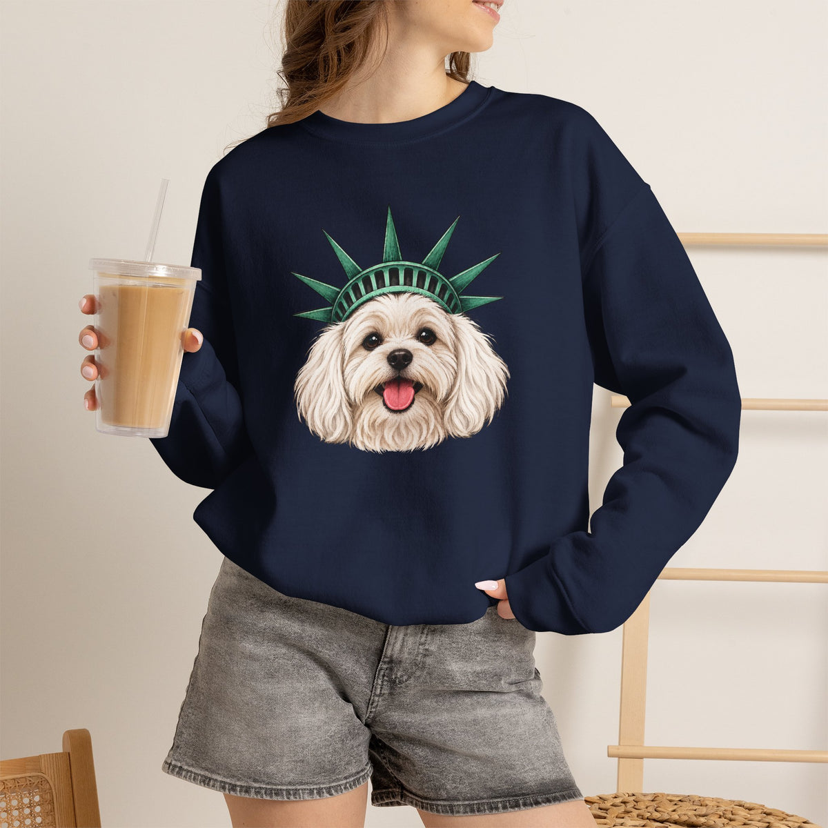 Maltese Statue of Liberty Sweatshirt