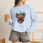 French Bulldog Statue of Liberty Sweatshirt
