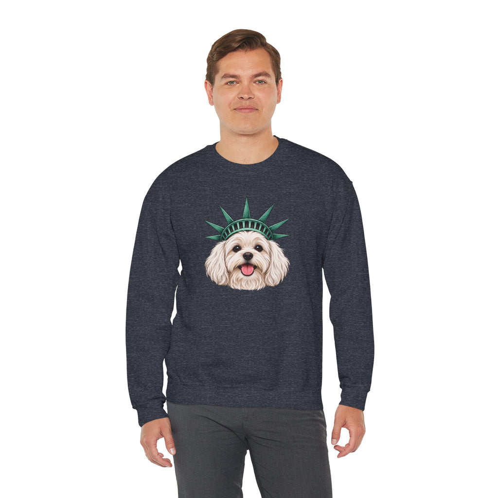 Maltese Statue of Liberty Sweatshirt
