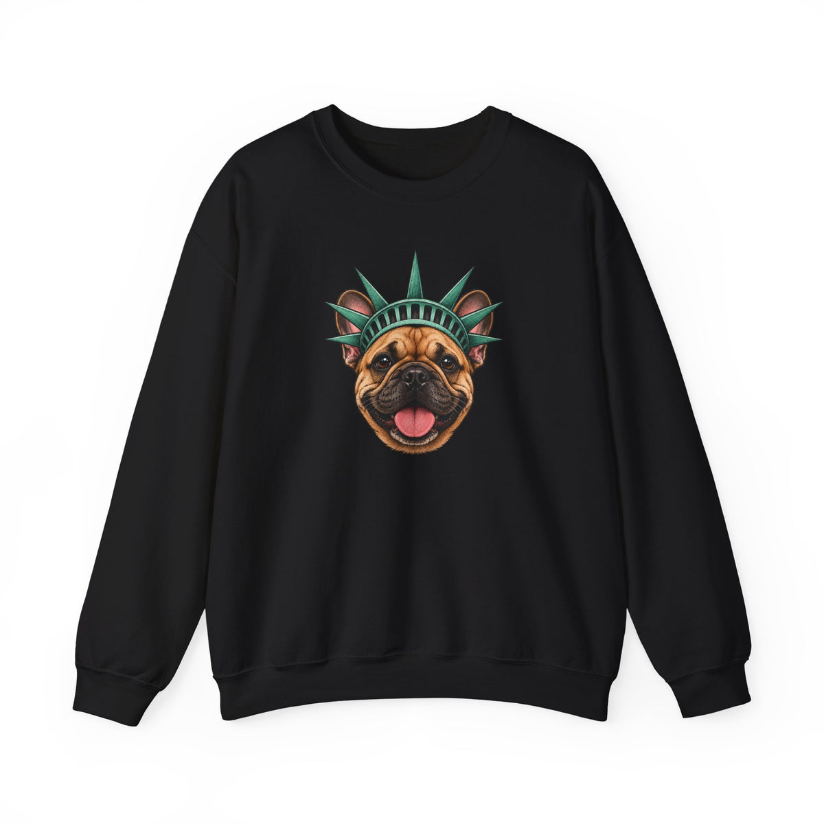 French Bulldog Statue of Liberty Sweatshirt