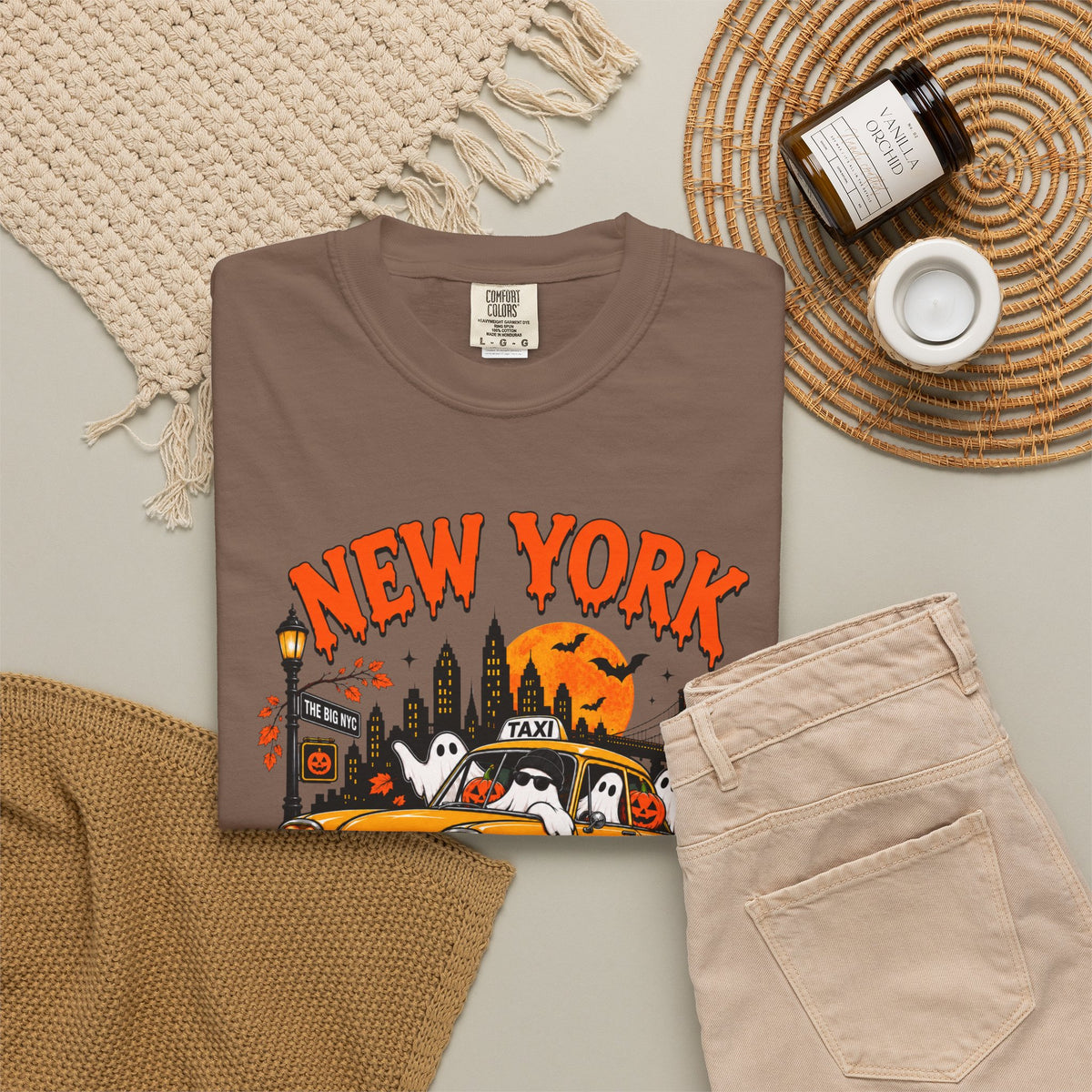 New York Yellow Taxi Graphic T-Shirt
