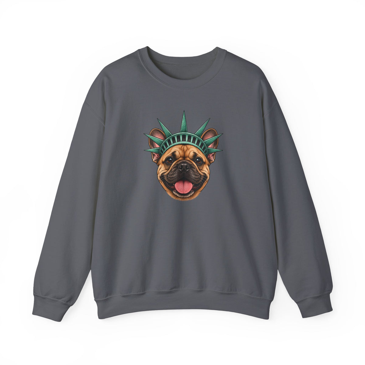 French Bulldog Statue of Liberty Sweatshirt