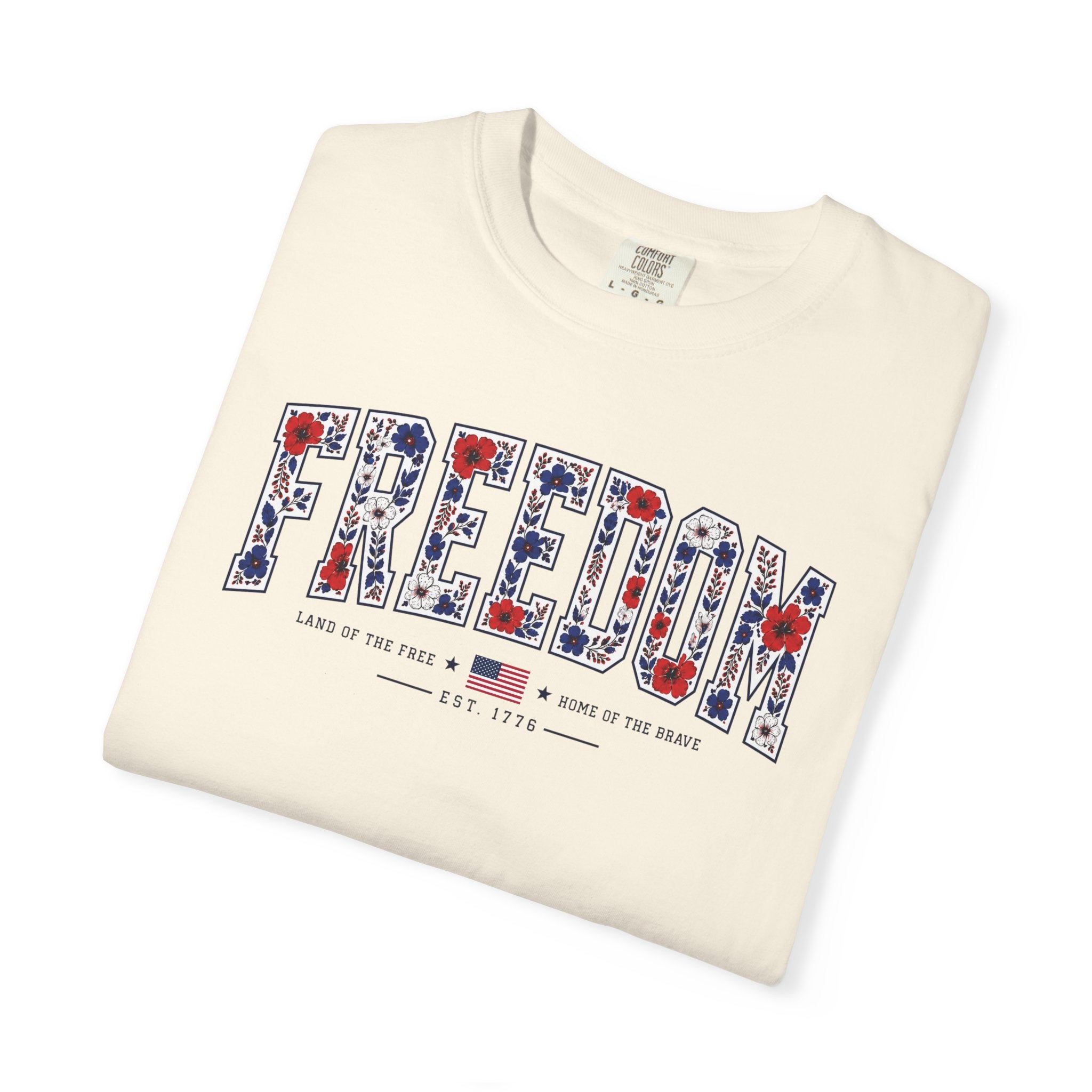 Freedom Floral Tee