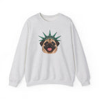 Pug Statue of Liberty Sweatshirt