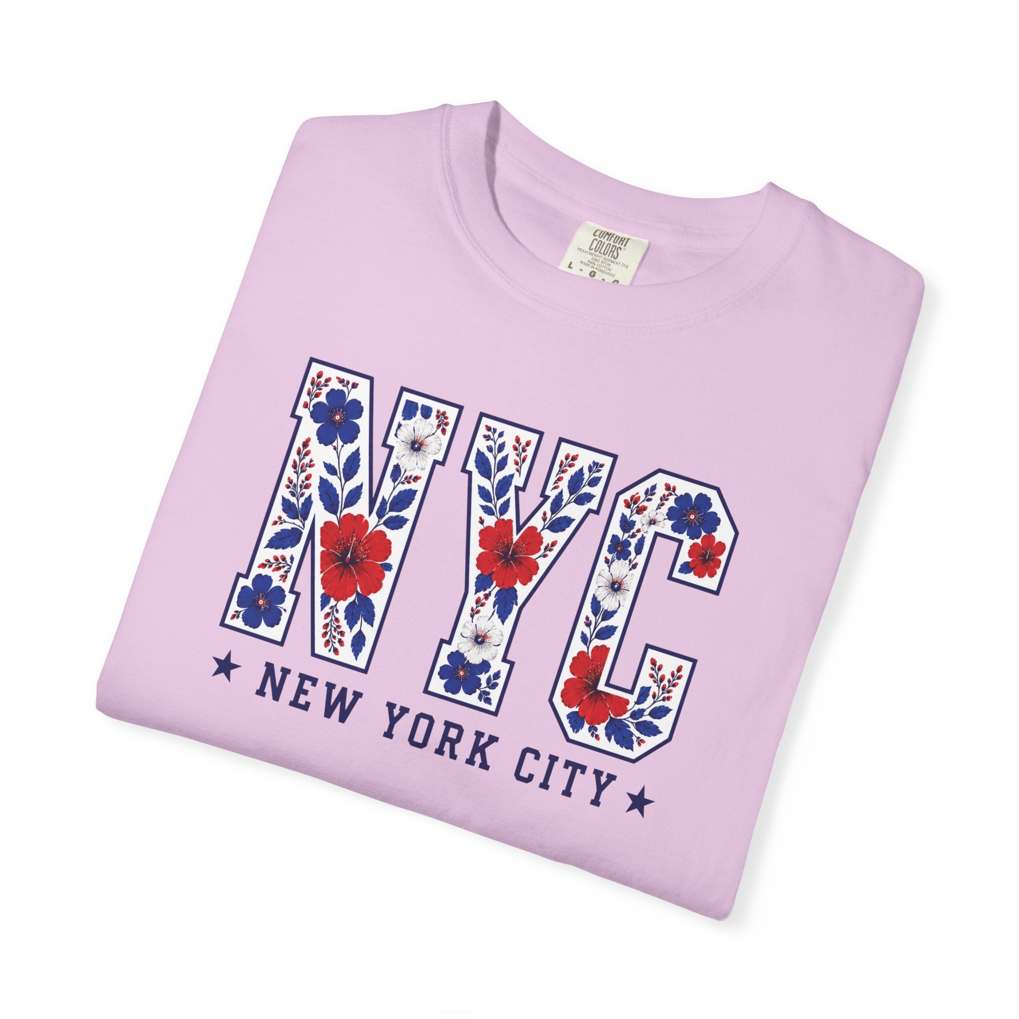 Patriotic NYC Floral Tee