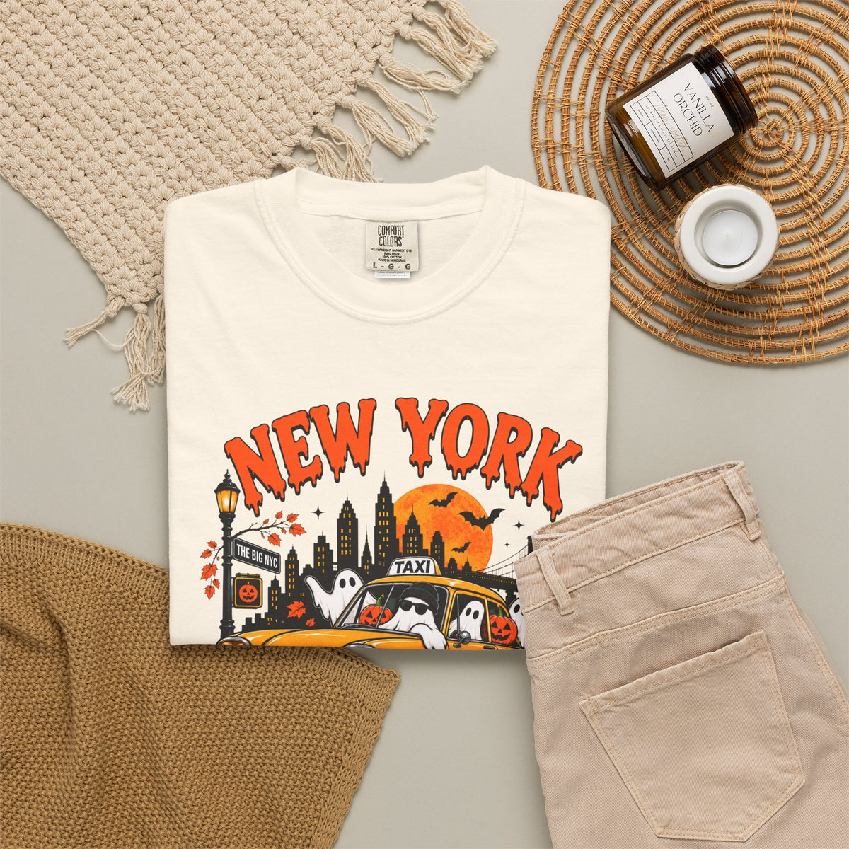 New York Yellow Taxi Graphic T-Shirt