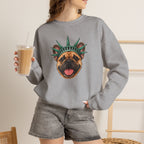 French Bulldog Statue of Liberty Sweatshirt