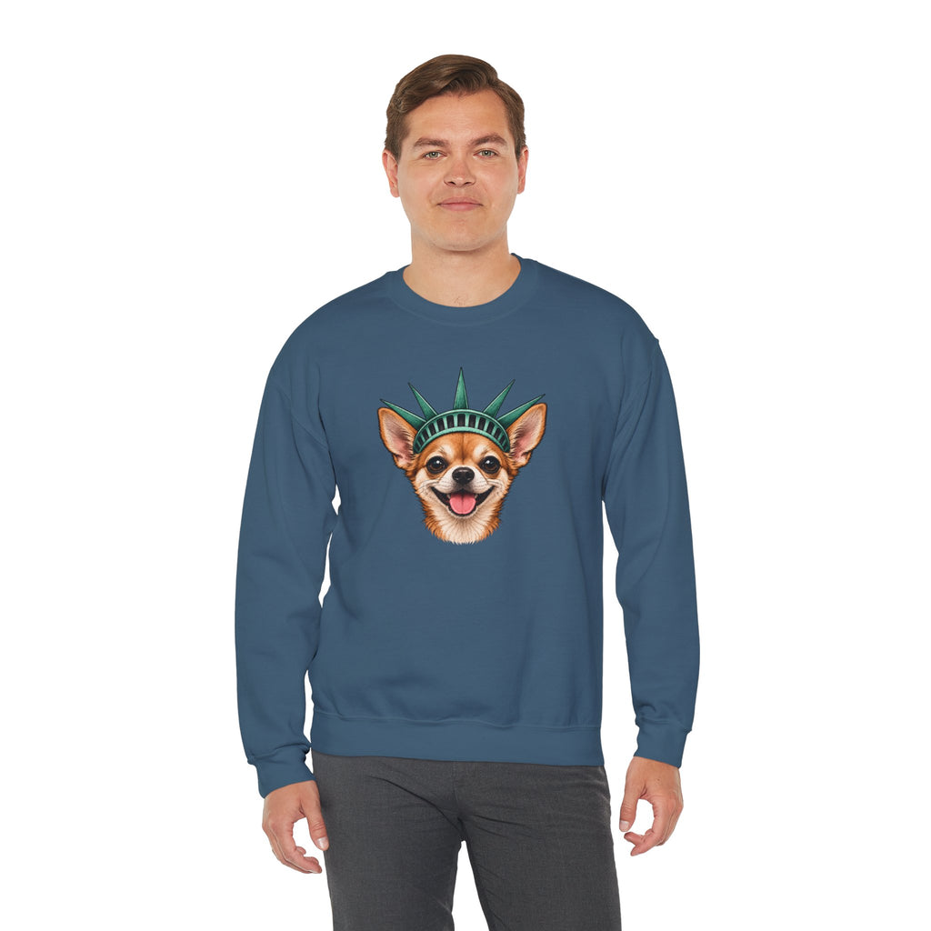 Chihuahua Statue of Liberty Sweatshirt