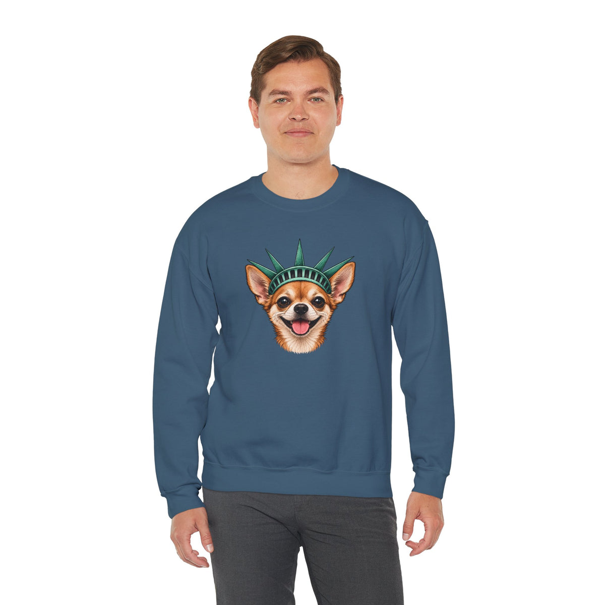 Chihuahua Statue of Liberty Sweatshirt