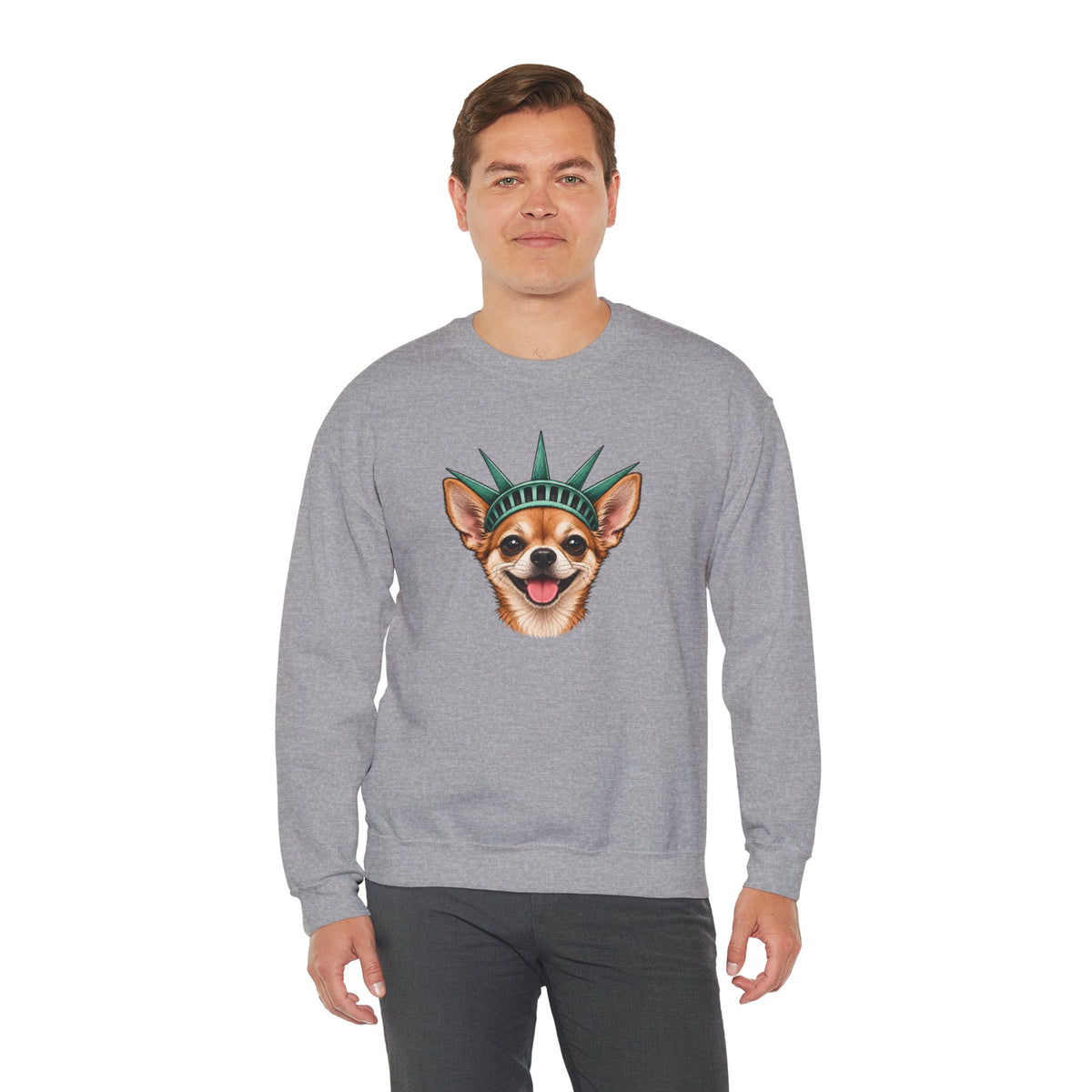 Chihuahua Statue of Liberty Sweatshirt