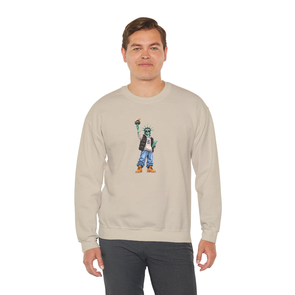 Statue of Liberty Streetwear Crewneck Sweatshirt