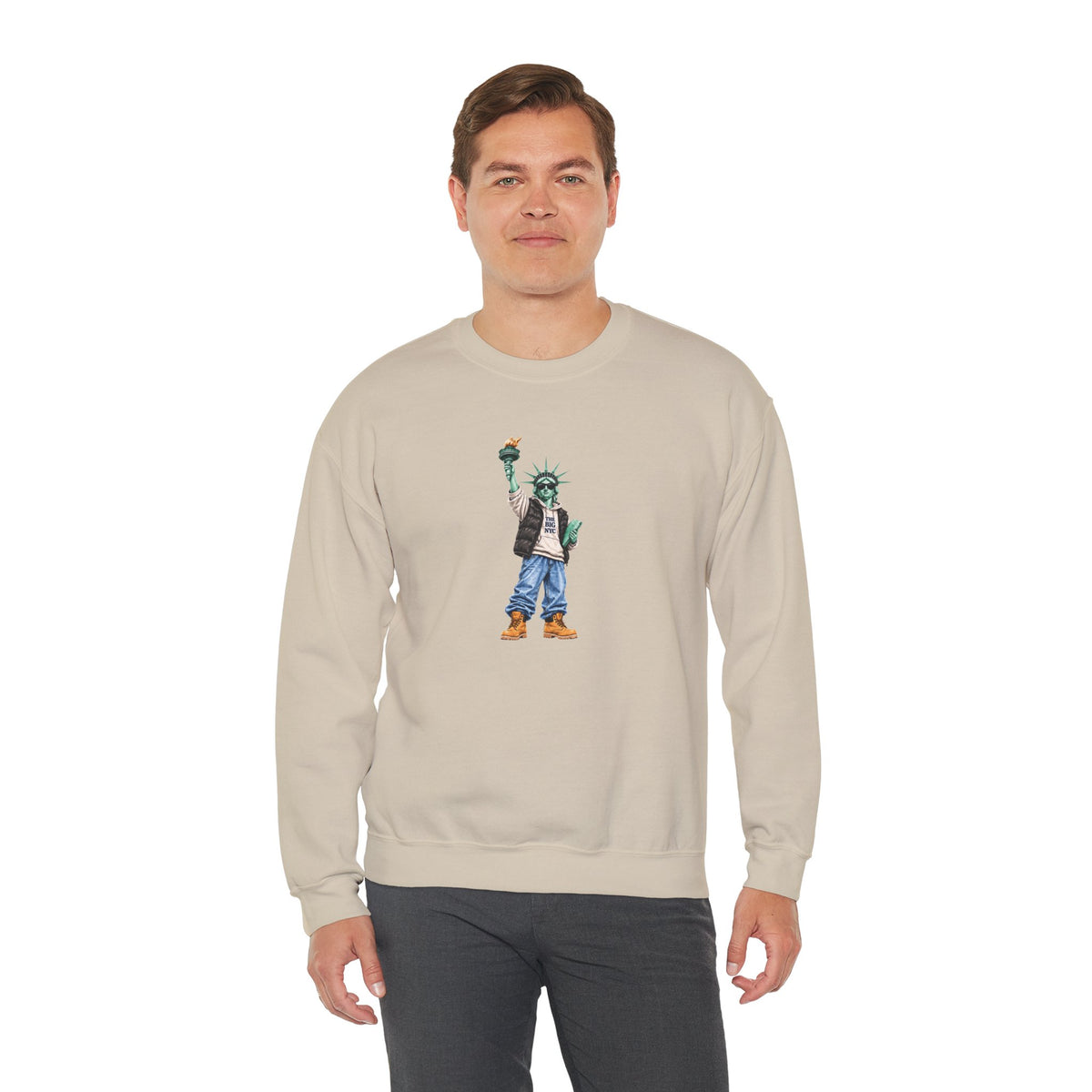 Statue of Liberty Streetwear Crewneck Sweatshirt