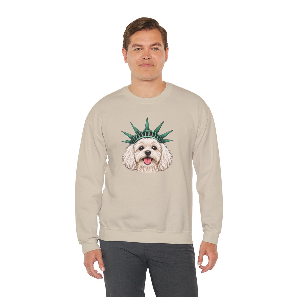 Maltese Statue of Liberty Sweatshirt