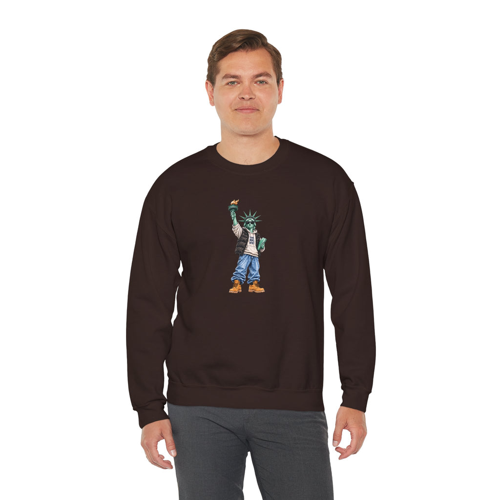 Statue of Liberty Streetwear Crewneck Sweatshirt