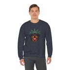 Rottweiler Statue of Liberty Sweatshirt