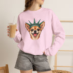 Chihuahua Statue of Liberty Sweatshirt