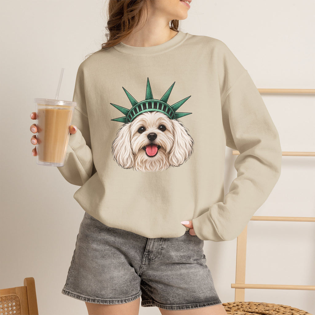 Maltese Statue of Liberty Sweatshirt
