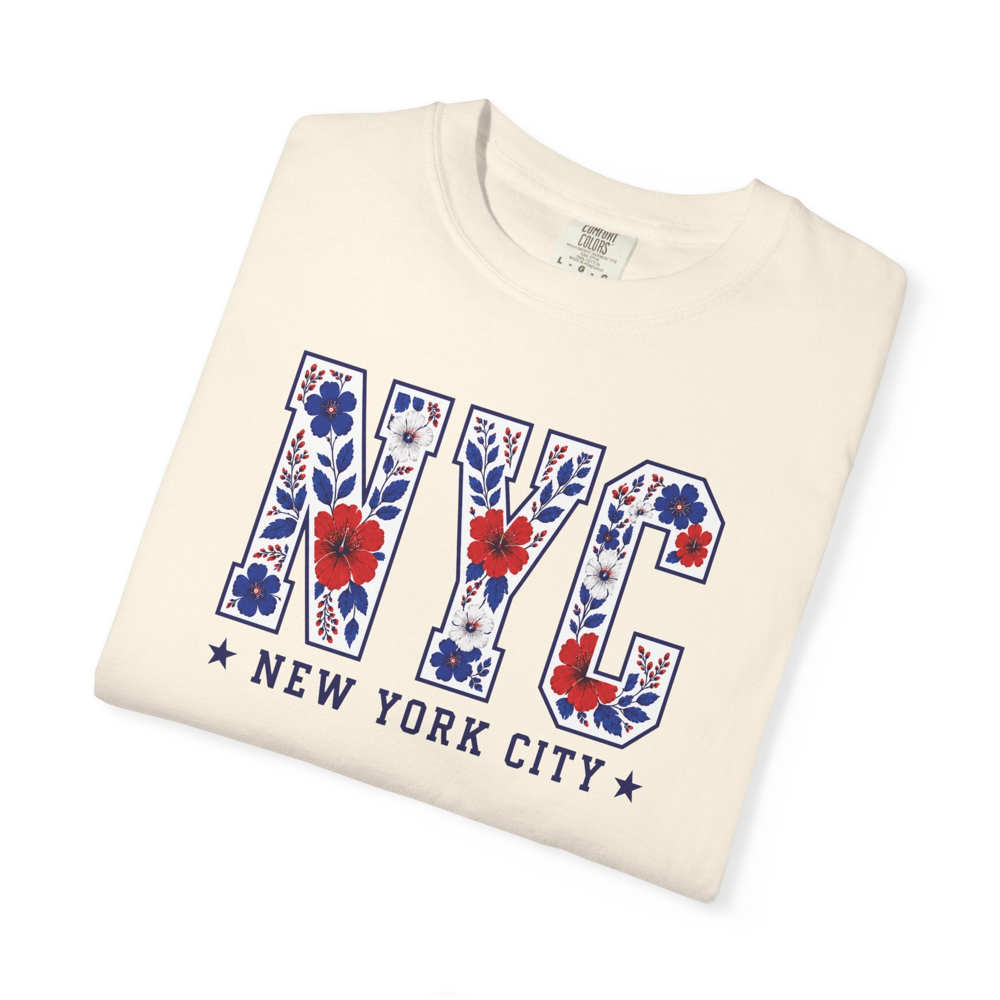 Patriotic NYC Floral Tee
