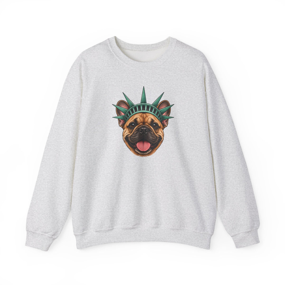 French Bulldog Statue of Liberty Sweatshirt