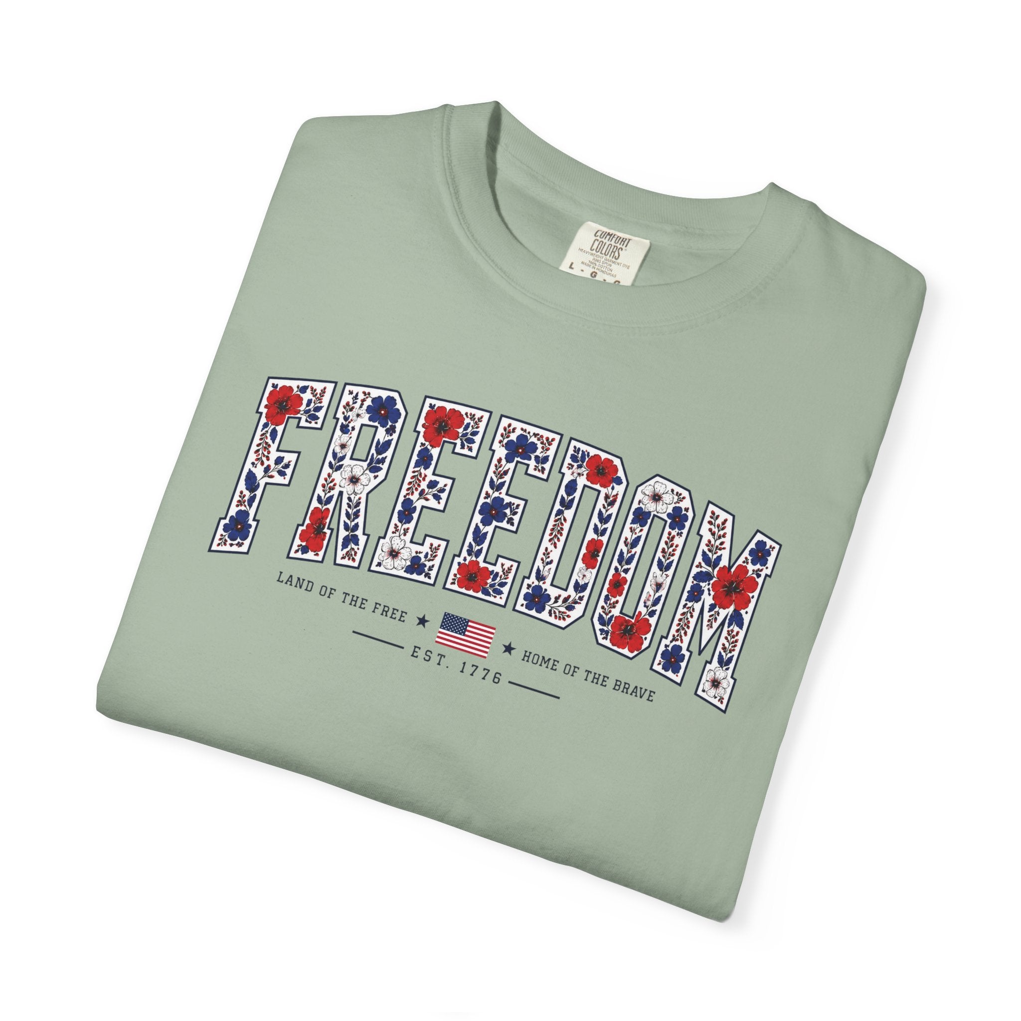 Freedom Floral Tee