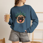 Pug Statue of Liberty Sweatshirt