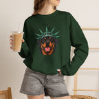 Rottweiler Statue of Liberty Sweatshirt