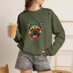 French Bulldog Statue of Liberty Sweatshirt